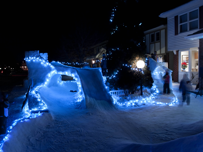Junkyard Symphony's Super Snow Slide